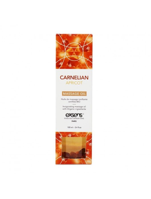 Органическое массажное масло CARNELIAN APRICOT - 100 мл. - Exsens - купить с доставкой в Томске