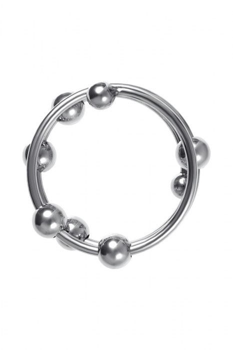 Большое металлическое кольцо под головку пениса - ToyFa - купить с доставкой в Томске