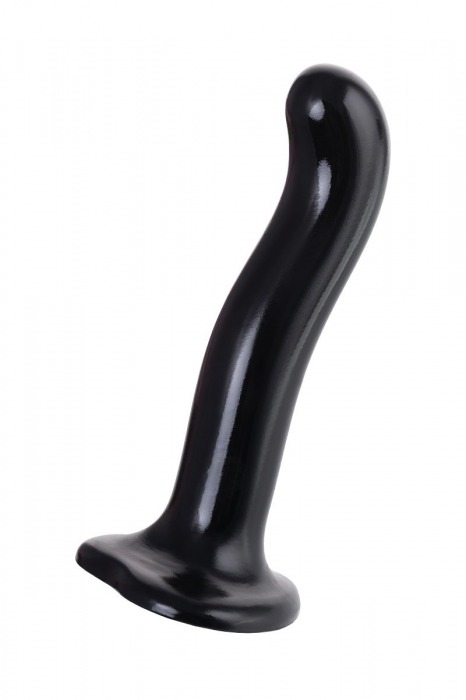 Черный стимулятор для пар P G-Spot Dildo Size M - 18 см. - Strap-on-me - в Томске купить с доставкой