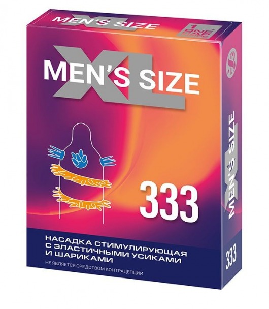 Стимулирующая насадка на пенис MEN SIZE 333 - Sitabella - в Томске купить с доставкой