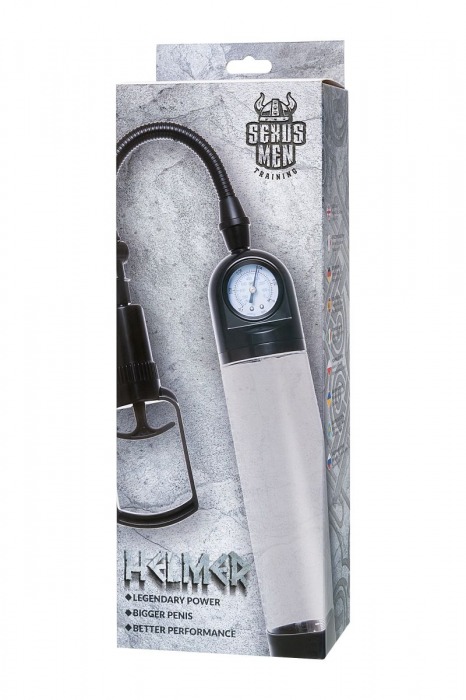 Прозрачная механическая помпа Helmer с манометром - Sexus - в Томске купить с доставкой