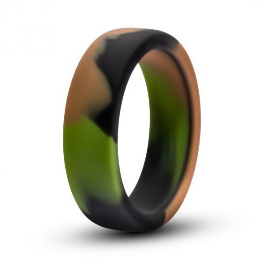 Эрекционное кольцо камуфляжной расцветки Silicone Camo Cock Ring - Blush Novelties - в Томске купить с доставкой