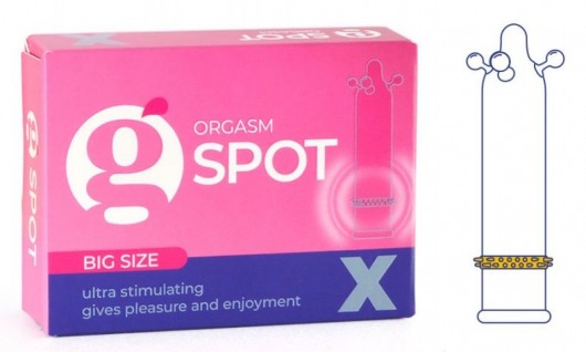 Стимулирующая насадка G-Spot X Big size - Sitabella - купить с доставкой в Томске