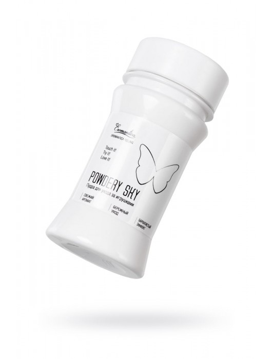Пудра для ухода за игрушками Powdery Sky с ароматом мяты - 40 гр. - Eromantica - купить с доставкой в Томске