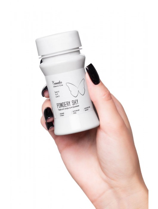 Пудра для ухода за игрушками Powdery Sky с ароматом мяты - 40 гр. - Eromantica - купить с доставкой в Томске