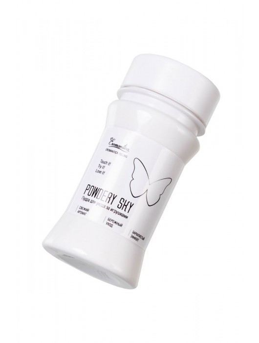 Пудра для ухода за игрушками Powdery Sky с ароматом мяты - 40 гр. - Eromantica - купить с доставкой в Томске
