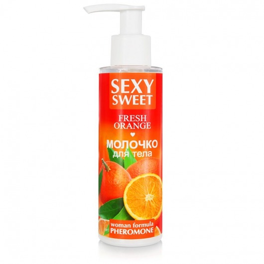 Молочко для тела с феромонами и ароматом апельсина Sexy Sweet Fresh Orange - 150 гр. -  - Магазин феромонов в Томске