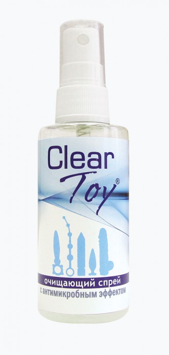 Очищающий спрей Clear Toy с антимикробным эффектом - 100 мл. - Биоритм - купить с доставкой в Томске