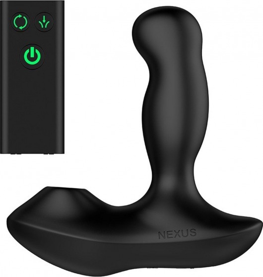 Черный вибратор-ротатор для стимуляции простаты Nexus Revo Air - Nexus Range - в Томске купить с доставкой