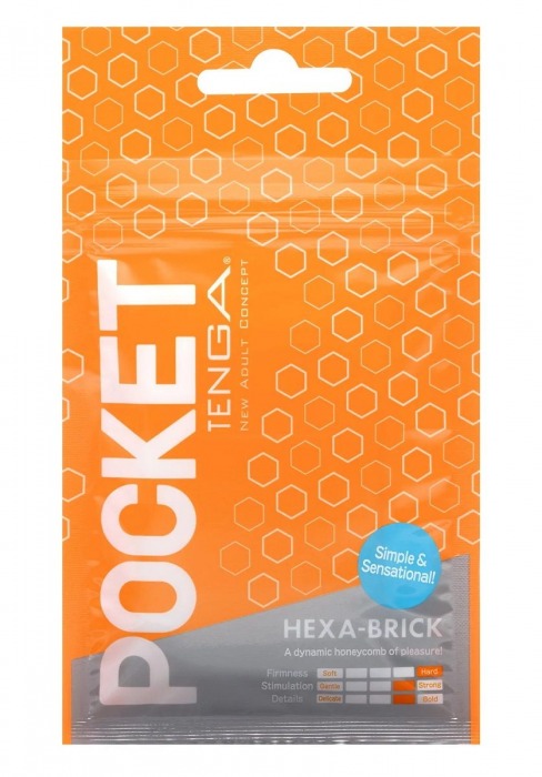 Карманный мастурбатор HEXA-BRICK - Tenga - в Томске купить с доставкой