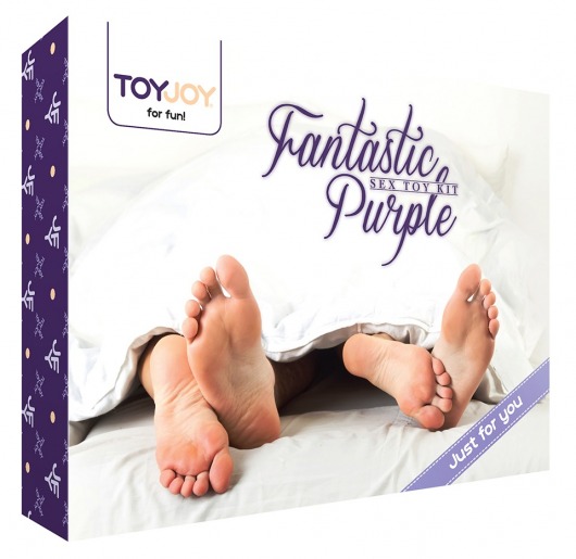 Эротический набор FANTASTIC PURPLE SEX TOY KIT - Toy Joy - купить с доставкой в Томске