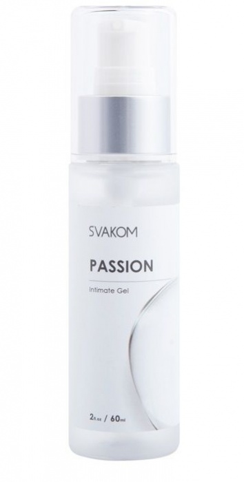 Смазка на водной основе Passion Intimate Gel - 60 мл. - Svakom - купить с доставкой в Томске