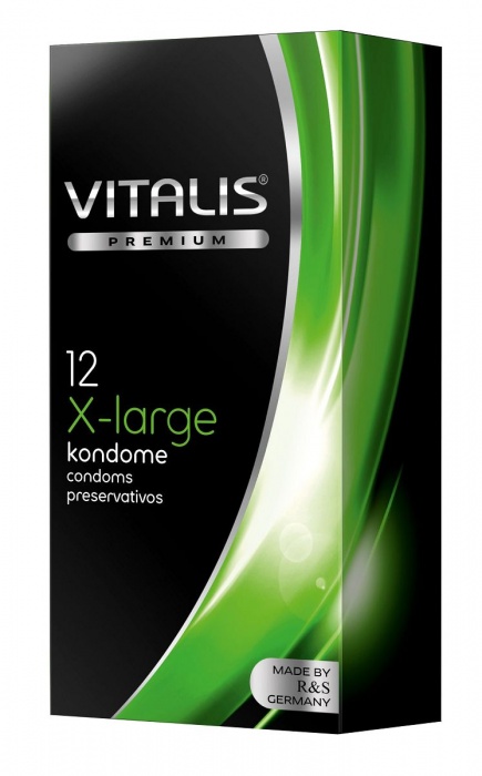 Презервативы увеличенного размера VITALIS PREMIUM x-large - 12 шт. - Vitalis - купить с доставкой в Томске