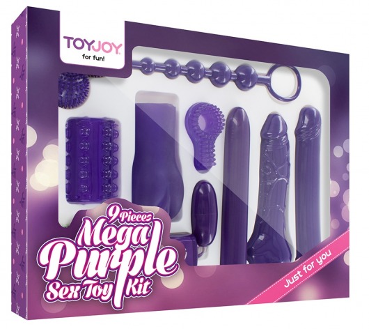 Эротический набор Toy Joy Mega Purple - Toy Joy - купить с доставкой в Томске