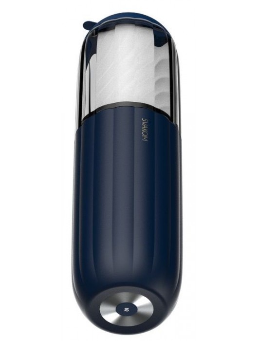 Черно-белый интерактивный мастурбатор Alex Neo 2 - Svakom - в Томске купить с доставкой