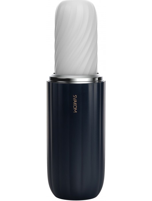 Черно-белый интерактивный мастурбатор Alex Neo 2 - Svakom - в Томске купить с доставкой