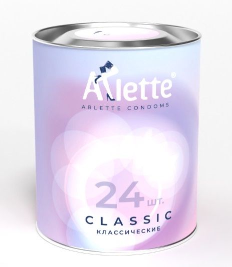 Классические презервативы Arlette Classic - 24 шт. - Arlette - купить с доставкой в Томске