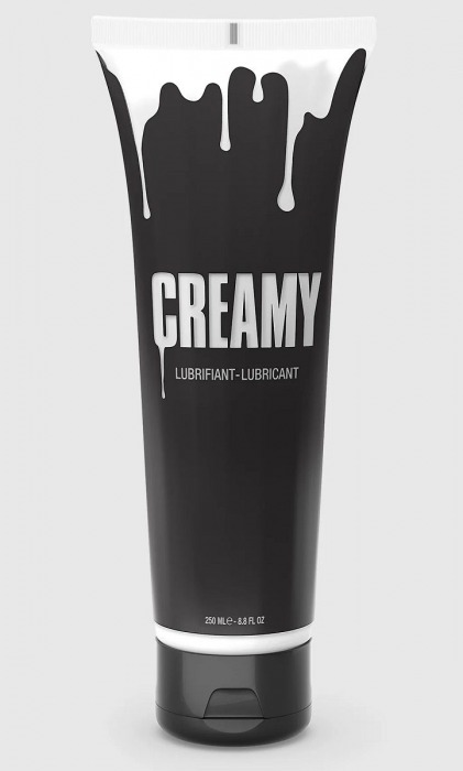 Смазка на водной основе Creamy с консистенцией спермы - 250 мл. - Strap-on-me - купить с доставкой в Томске