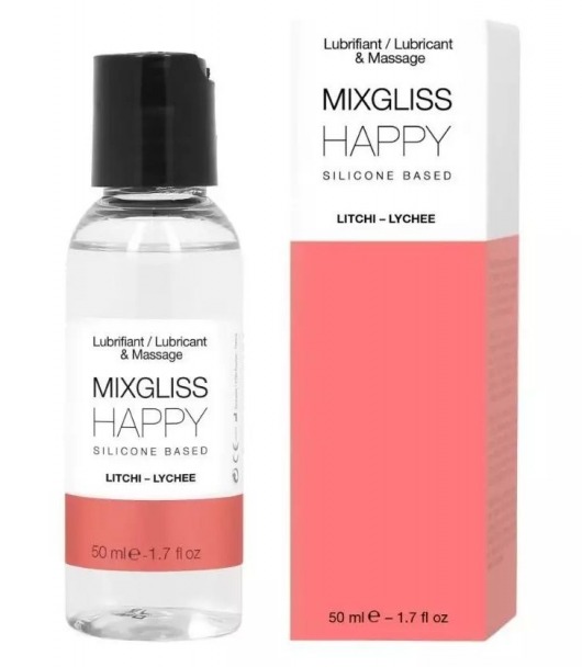 Смазка на силиконовой основе Mixgliss Happy - 50 мл. - Mixgliss - купить с доставкой в Томске