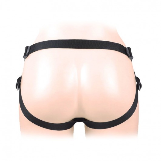 Черные трусики в комплекте с коннектором и насадкой - Notabu - купить с доставкой в Томске