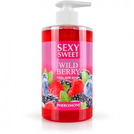 Гель для душа Sexy Sweet Wild Berry с ароматом лесных ягод и феромонами - 430 мл. -  - Магазин феромонов в Томске