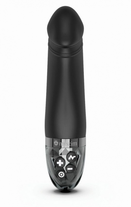 Черный вибратор с электростимуляцией Real Deal Neal - 16,5 см. - MyStim - купить с доставкой в Томске