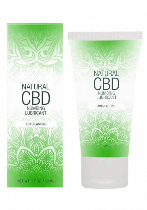 Лубрикант с пролонгирующим эффектом Natural CBD Numbing Lubricant - 50 мл. - Shots Media BV - купить с доставкой в Томске