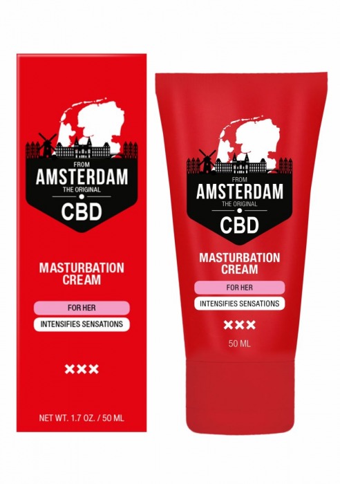 Крем для мастурбации для женщин CBD from Amsterdam Masturbation Cream For Her - 50 мл. - Shots Media BV - купить с доставкой в Томске