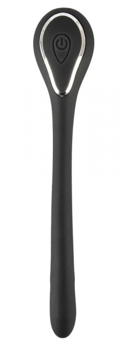 Черный гибкий уретральный стимулятор с вибрацией Vibrating Bendable Dilator - 13,5 см. - Orion - купить с доставкой в Томске