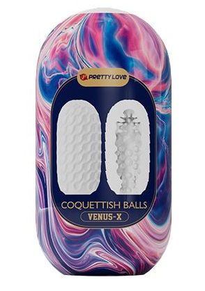 Мастурбатор в форме яйца Coquettish Balls - Baile - в Томске купить с доставкой