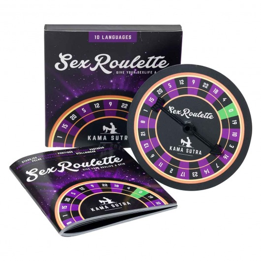Настольная игра-рулетка Sex Roulette Kamasutra - Tease&Please - купить с доставкой в Томске