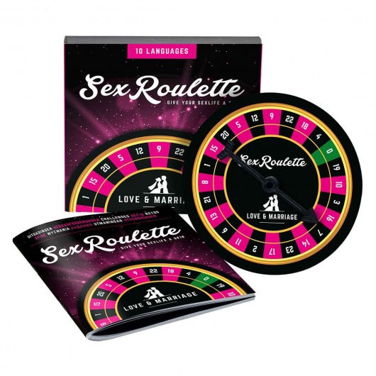 Настольная игра-рулетка Sex Roulette Love   Marriage - Tease&Please - купить с доставкой в Томске