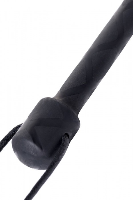 Чёрный стек с фигуркой леопарда на наконечнике - 21 см. - ToyFa - купить с доставкой в Томске