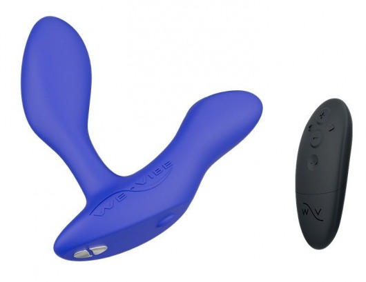 Синий анальный вибратор We-Vibe Vector+ - We-vibe - в Томске купить с доставкой