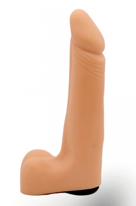 Реалистичный фаллоимитатор на трусиках с плугом - 18,5 см. - LOVETOY (А-Полимер) - купить с доставкой в Томске