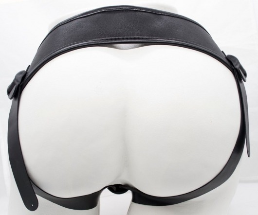 Реалистичный фаллоимитатор на трусиках с плугом - 18,5 см. - LOVETOY (А-Полимер) - купить с доставкой в Томске