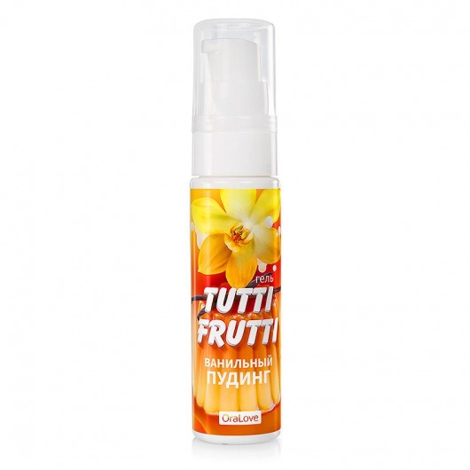 Интимный гель на водной основе Tutti-Frutti  Ванильный пудинг  - 30 гр. - Биоритм - купить с доставкой в Томске
