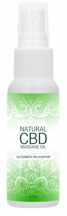 Массажное масло Natural CBD Massage Oil - 50 мл. - Shots Media BV - купить с доставкой в Томске