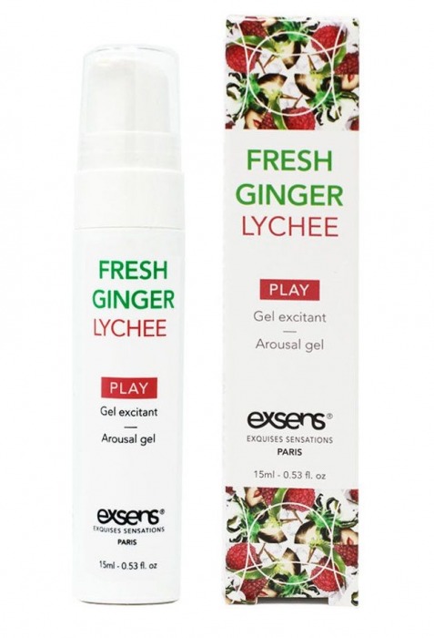 Возбуждающий гель Fresh Ginger Lychee Arousal Gel - 15 мл. - Exsens - купить с доставкой в Томске