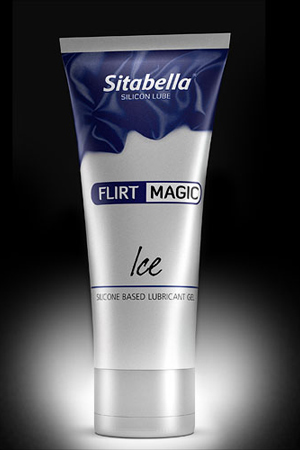 Силиконовая гель-смазка FLIRT MAGIC Ice с лёгким пролонгирующим эффектом - 75 мл. - Sitabella - купить с доставкой в Томске