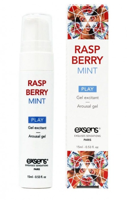 Возбуждающий гель Raspberry Mint с ароматом малины и мяты - 15 мл. - Exsens - купить с доставкой в Томске