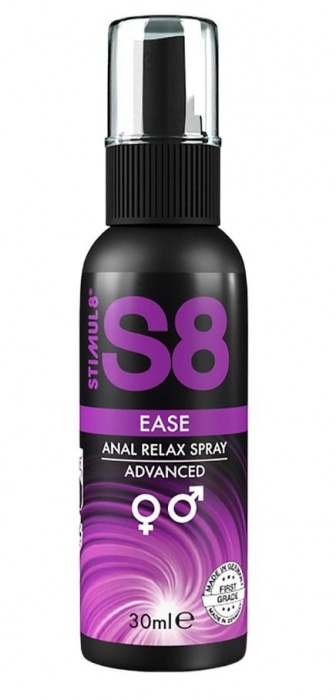 Расслабляющий анальный спрей S8 Ease Anal Relax Spray - 30 мл. - Stimul8 - купить с доставкой в Томске