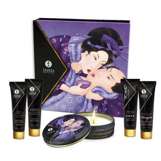 Подарочный набор Geishas secret из 5 предметов - Shunga - купить с доставкой в Томске