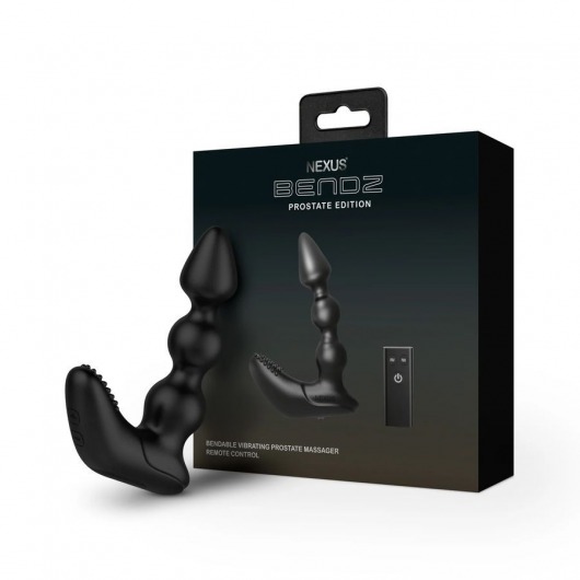 Черный вибростимулятор Nexus Bendz Prostate Edition - 14,1 см. - Nexus Range - в Томске купить с доставкой