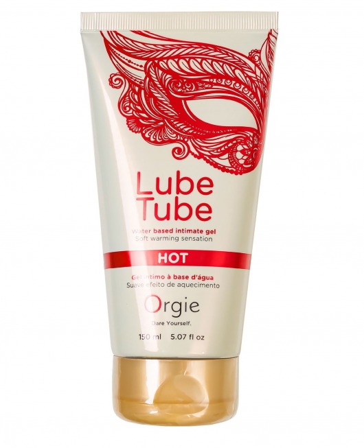 Интимный гель на водной основе Lube Tube Hot с разогревающим эффектом - 150 мл. - ORGIE - купить с доставкой в Томске