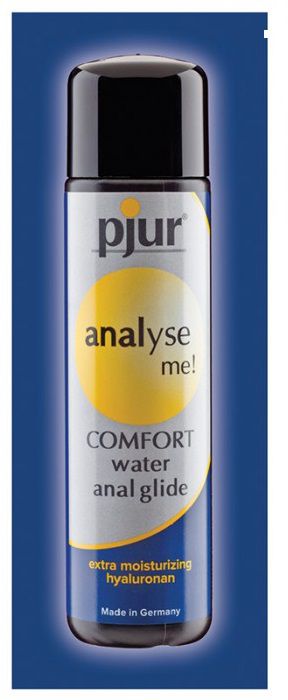 Анальный лубрикант pjur ANALYSE ME Comfort Water Anal Glide - 2 мл. - Pjur - купить с доставкой в Томске