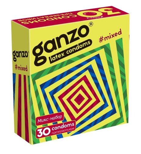 Микс-набор из 30 презервативов Ganzo Mixed - Ganzo - купить с доставкой в Томске