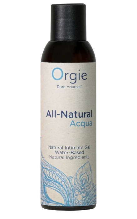 Интимный гель на водной основе Orgie All-Natural Acqua - 150 мл. - ORGIE - купить с доставкой в Томске