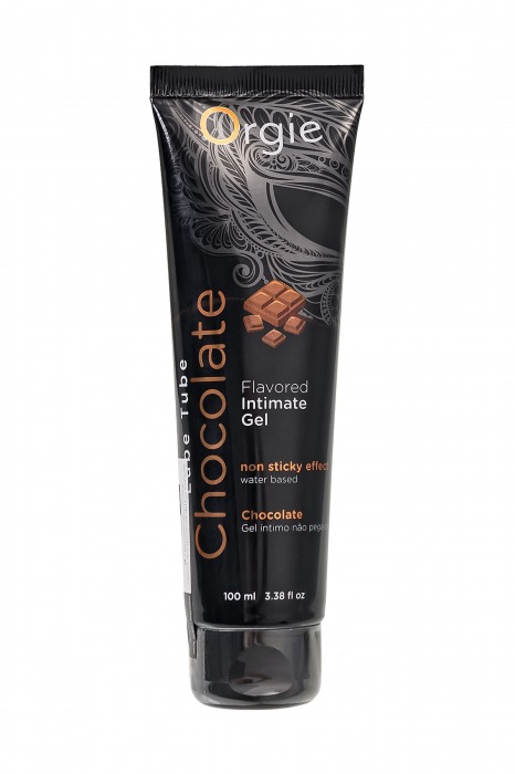Интимный гель на водной основе Lube Tube Chocolate с шоколадным вкусом - 100 мл. - ORGIE - купить с доставкой в Томске