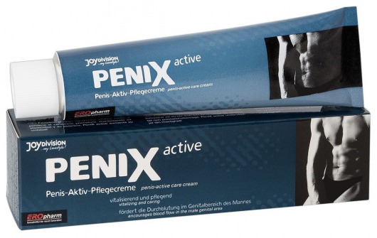 Возбуждающий крем для мужчин PeniX active - 75 мл. - Joy Division - купить с доставкой в Томске